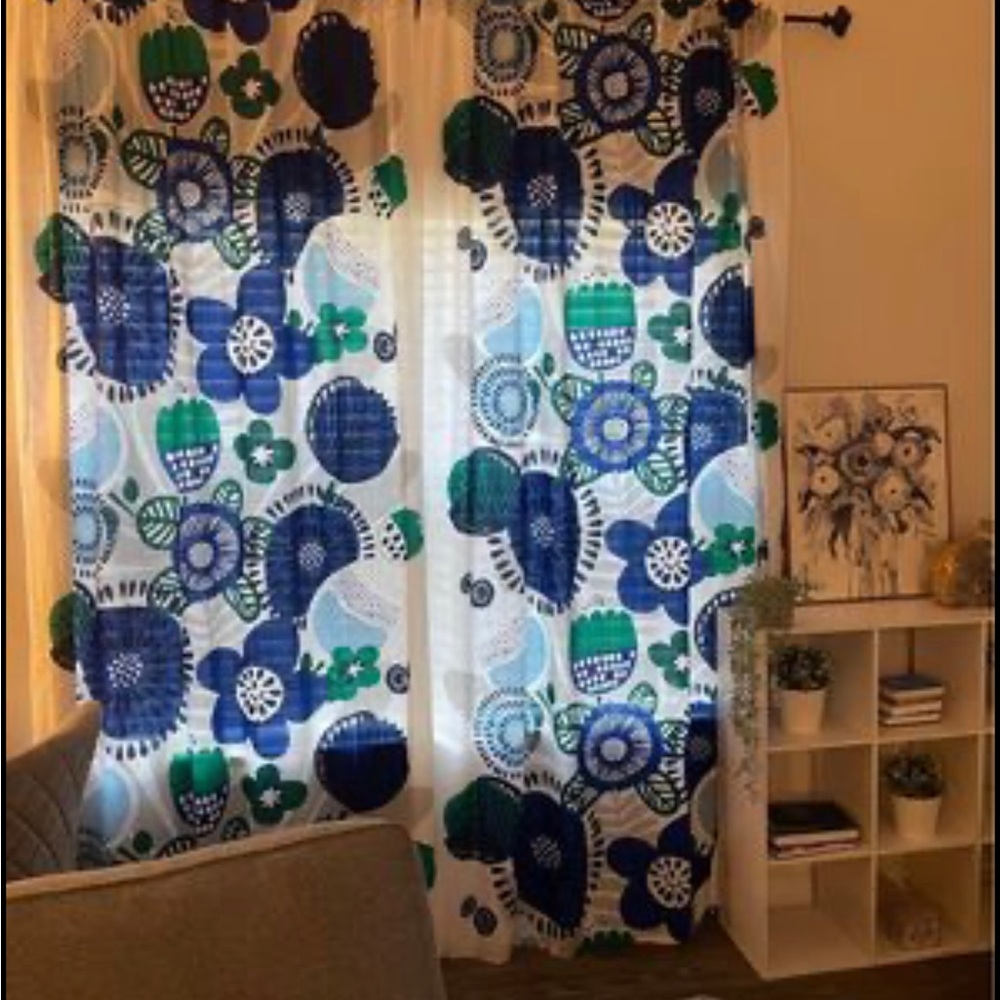 IKEA panel curtains (PAIR)